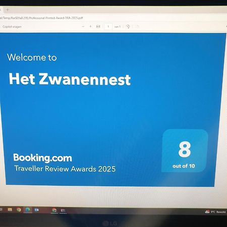 Bed and Breakfast Het Zwanennest Den Ilp Exterior foto